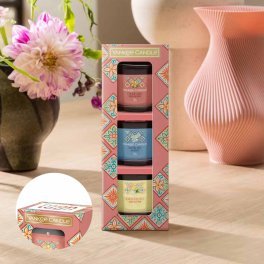 COFFRET 3 BOUGIES PARFUMEE 'YANKEE CANDLE'