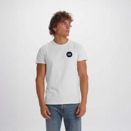 TEE SHIRT HOMME BLANC BIO PERSONNALISE 'BREDA'