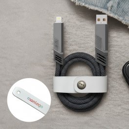 CABLE ET ATTACHE PERSONNALISABLE 'NEGMO'