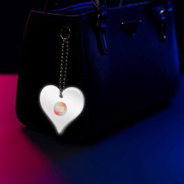 PORTE CLE REFLECHISSANT PRO COEUR 'SIMI'