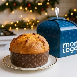 PANETTONE 750 G PERSONNALISABLE 'BRIE ROND'