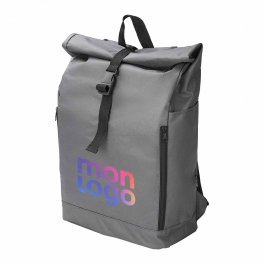 SAC A DOS PERSONNALISABLE ROLLTOP EN RPET 'MOLISTO'