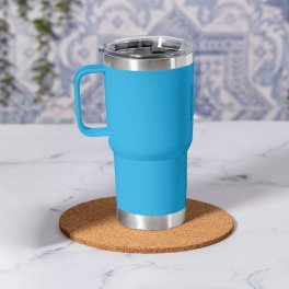 MUG ISOTHERME PERSONNALISABLE 600ML 'TENDENZA POIGNEE'