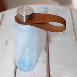 LANIERE GOURDE EN CUIR RECYCLE PERSONNALISABLE MIF 'BOTIA'