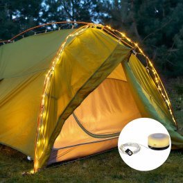 GUIRLANDE LUMINEUSE RETRACTABLE PERSONNALISABLE 'LAMPING'