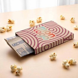SACHET DE POP CORN PERSONNALISABLE 'POPIT ECO'