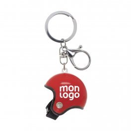 PORTE CLE PERSONNALISABLE EN FORME DE CASQUE 'VESPO'