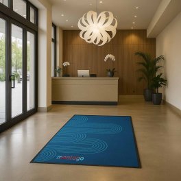 TAPIS D'ACCUEIL PERSONNALISABLE 'BIENVENUE RECYCLE PLUS'