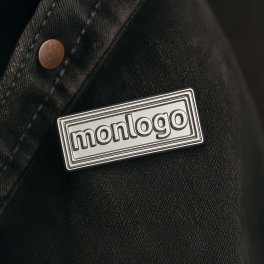 PINS PERSONNALISE A LA FORME EMAIL 'PINZ SILVER'