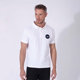 POLO HOMME PERSONNALISABLE BLANC 'TERIM 180'