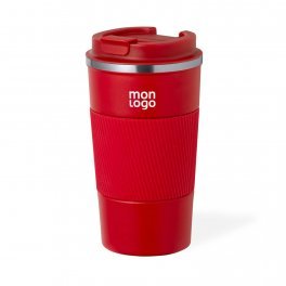 MUG ISOTHERME PERSONNALISABLE AVEC GRIP 400ML 'TOODI GRIP'