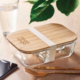 LUNCHBOX VERRE BAMBOU PERSONNALISABLE 'BUCATI GLASS SMART'