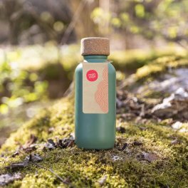 BOUTEILLE PERSONNALISABLE EN BIODECHETS 650ML 'KAKTOO'