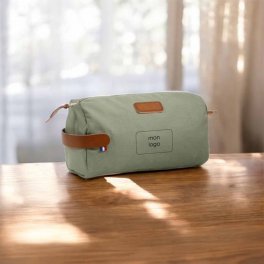 TROUSSE DE TOILETTE COTON BIO PERSONNALISABLE 'FISEL'