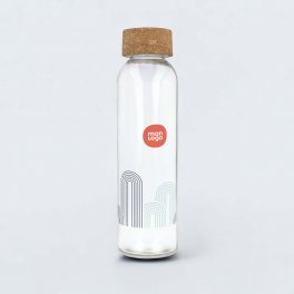 BOUTEILLE VERRE RECYCLE 500ML PERSONNALISEE 'LODO LIEGE'