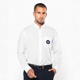 CHEMISE HOMME MAO PERSONNALISABLE 'MAO COLAR'