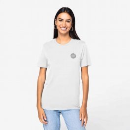TEE SHIRT MIXTE PERSONNALISABLE 180G 'LIGNAGE BLANC'