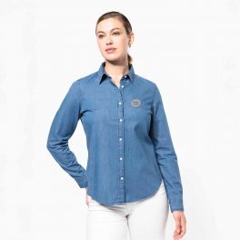 CHEMISE FEMME PERSONNALISEE 'URBAN DENIM'