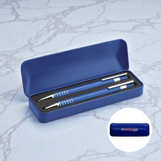 PARURE STYLO PUBLICITAIRE & PORTE MINES GRAVÉS 'MONTEBELLO'