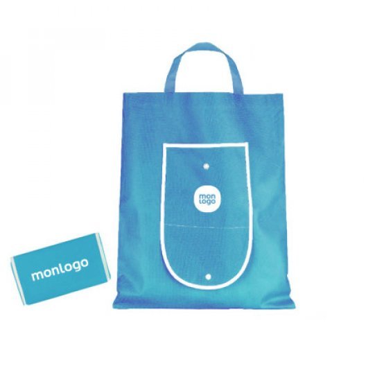 SAC SHOPPING PUBLICITAIRE PLIABLE 'FOLDY' 80 GR/M²