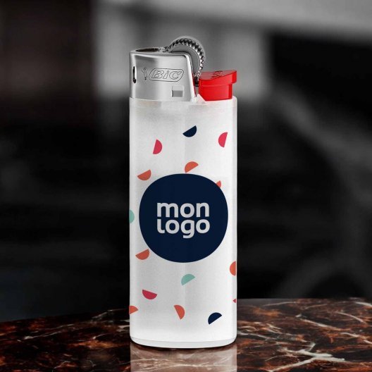 MINI BRIQUET PUBLICITAIRE QUADRI CLASSIQUE BIC® J25 'FUEGO'