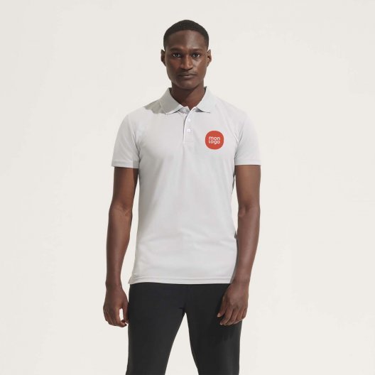 POLO RESPIRANT HOMME 'PERFORMER' 180 GR/M²
