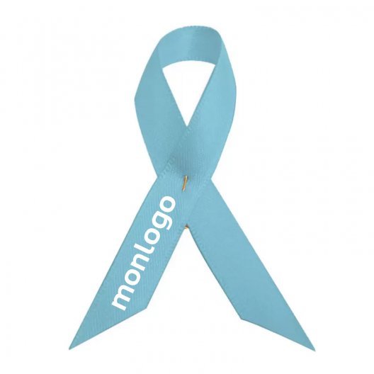 BROCHE RUBAN PERSONNALISÉE EN SATIN 'SOUTIEN'