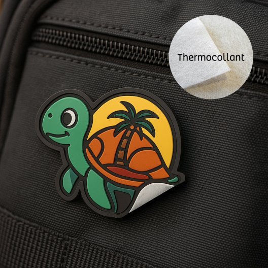 ECUSSON PVC THERMOCOLLANT PERSONNALISABLE 'CRAT' 5X5CM