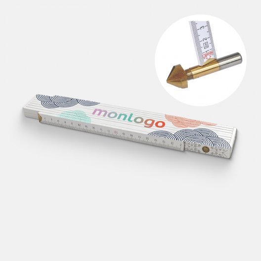 METRE MENUISIER PERSONNALISE 'MINESURA PRO AIMANTE'