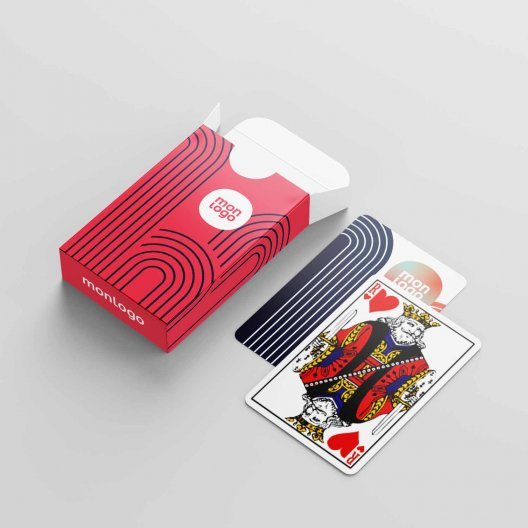 JEU DE 32 CARTES AVEC ETUI PERSONNALISÉ 'NIKKA' 