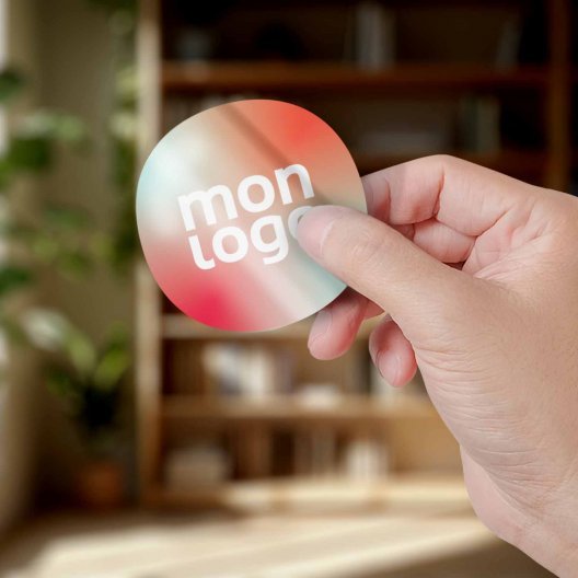 STICKERS ROND VINYLE PUBLICITAIRE 'KLISTER'
