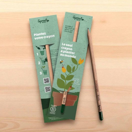 CRAYON GRAINES PERSONNALISÉ CARTONNETTE 'POUSS'