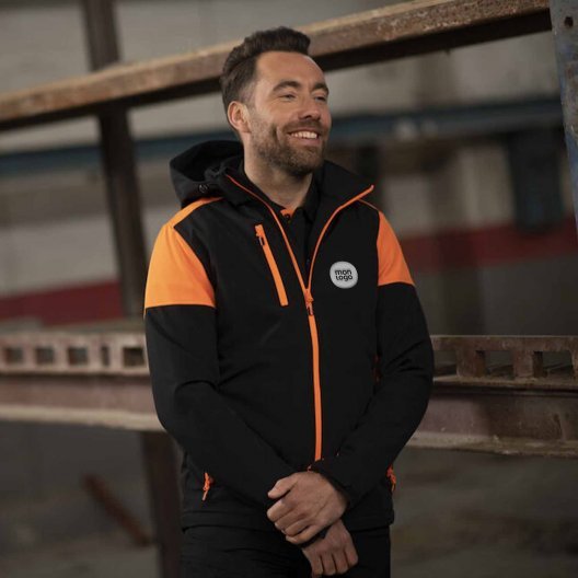 SOFTSHELL PERSONNALISABLE HOMME RPET 'PRIME SOFT'