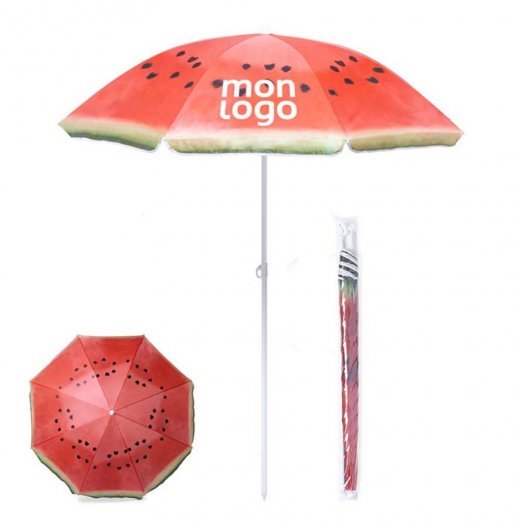 PARASOL PERSONNALISABLE MOTIFS FRUITS 'SOLIFRUT'