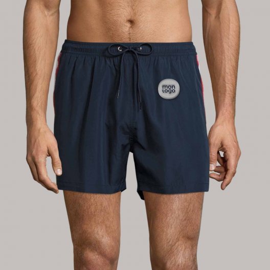 SHORT DE BAIN TRICOLORE PERSONNALISABLE 'SUNRISE'