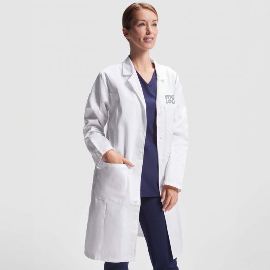 BLOUSE MEDICALE PERSONNALISABLE FEMME 'RESEARCH'