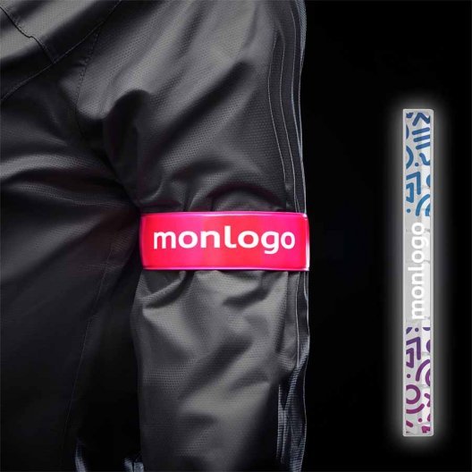 BRASSARD RÉFLÉCHISSANT PERSONNALISÉ 40X3 'PREVENTI CREA' 