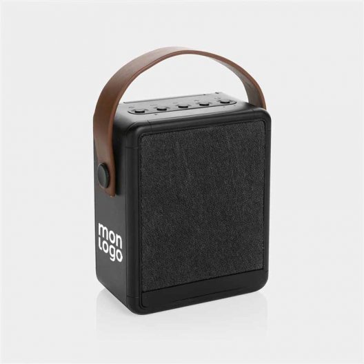 ENCEINTE SOLAIRE 12W RECYCLE PUBLICITAIRE 'SOLARWATT'