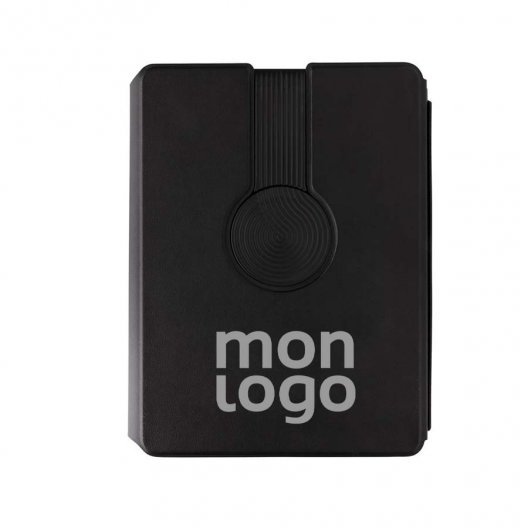 CARNET AVEC CHARGEUR EN PU RCS PUBLICITAIRE 'CHARBOOK'