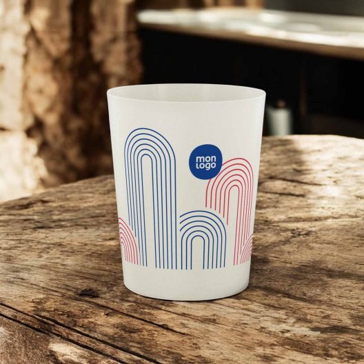 GOBELET PERSONNALISÉ RÉUTILISABLE BIO 12 CL 'BIOCUP' 