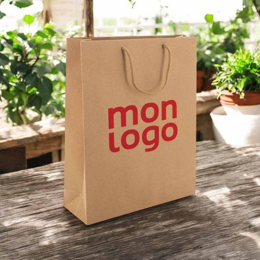 SAC CARTON PERSONNALISE 27x36x9 'KARTELOS'