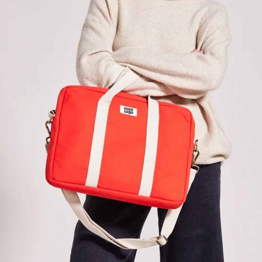 SAC ORDINATEUR PERSONNALISABLE STUDIO BY HINDBAG® 'LUIS'