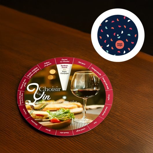 DISQUE PEDAGOGIQUE PERSONNALISE 'ACCORDS METS & VINS'