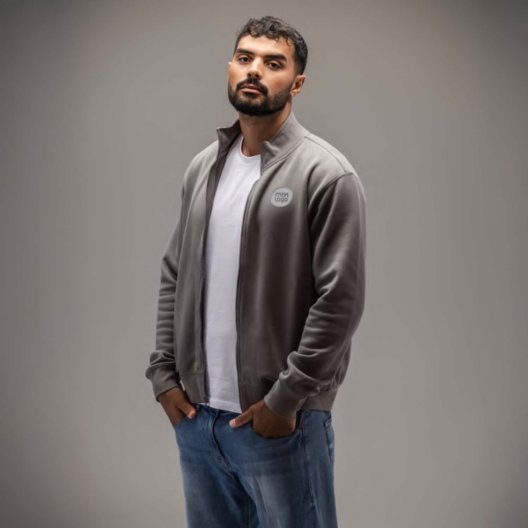 SWEAT ZIPPE HOMME PERSONNALISE 'TS'