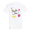 TEE SHIRT BLANC HOMME PUBLICITAIRE 'IMPERIAL' 190 GR/M²