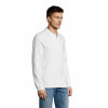 POLO PUBLICITAIRE MANCHES LONGUES HOMME 'WINTER II' BLANC