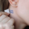 TATOUAGE EPHEMERE REALISTE PERSONNALISE BLEU 'MAORO'