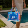 SAC PERSONNALISABLE EN PVC HOLOGRAPHIQUE 'AVICO'