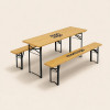 SET PERSONNALISABLE TABLE ET BANC 'AVRIL'