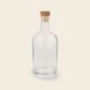 CARAFE VERRE BOUCHON BOIS 500ML PERSONNALISEE 'POUPOI'